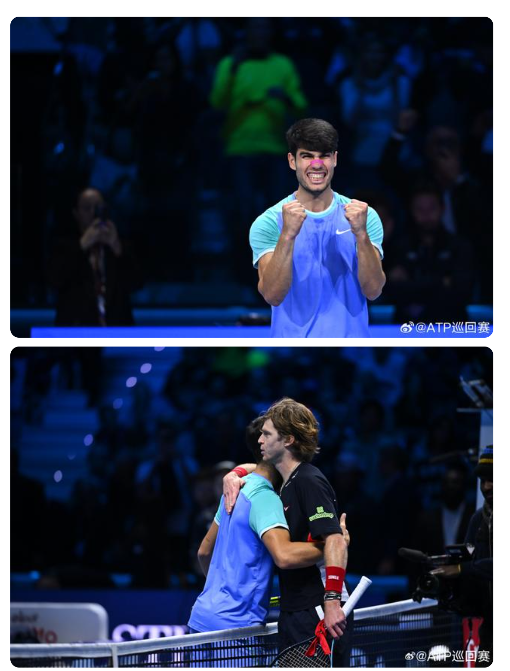 ATP总决赛碾压澳网，阿尔卡拉斯带队取胜
